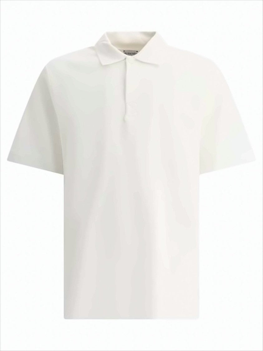 Short-Sleeve Polo Shirt with Traditional Collar