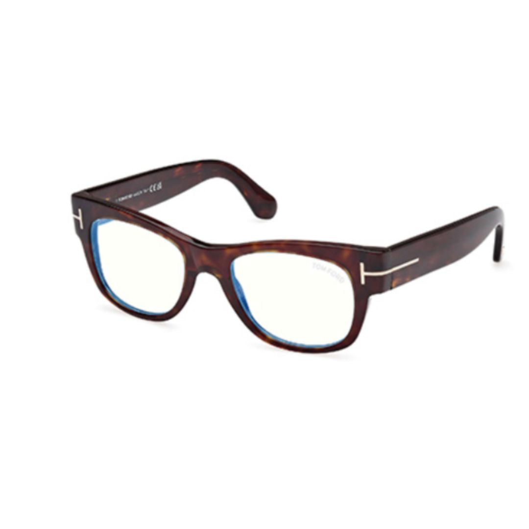 Ft5040-B Rectangular Tortoiseshell Acetate Eyeglasses