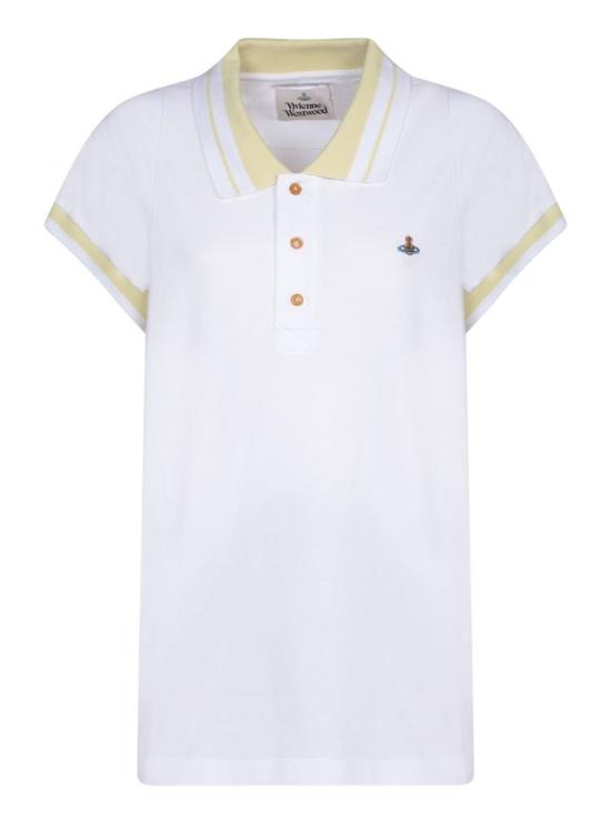 Polo Shirt with Subtle Yellow Accents