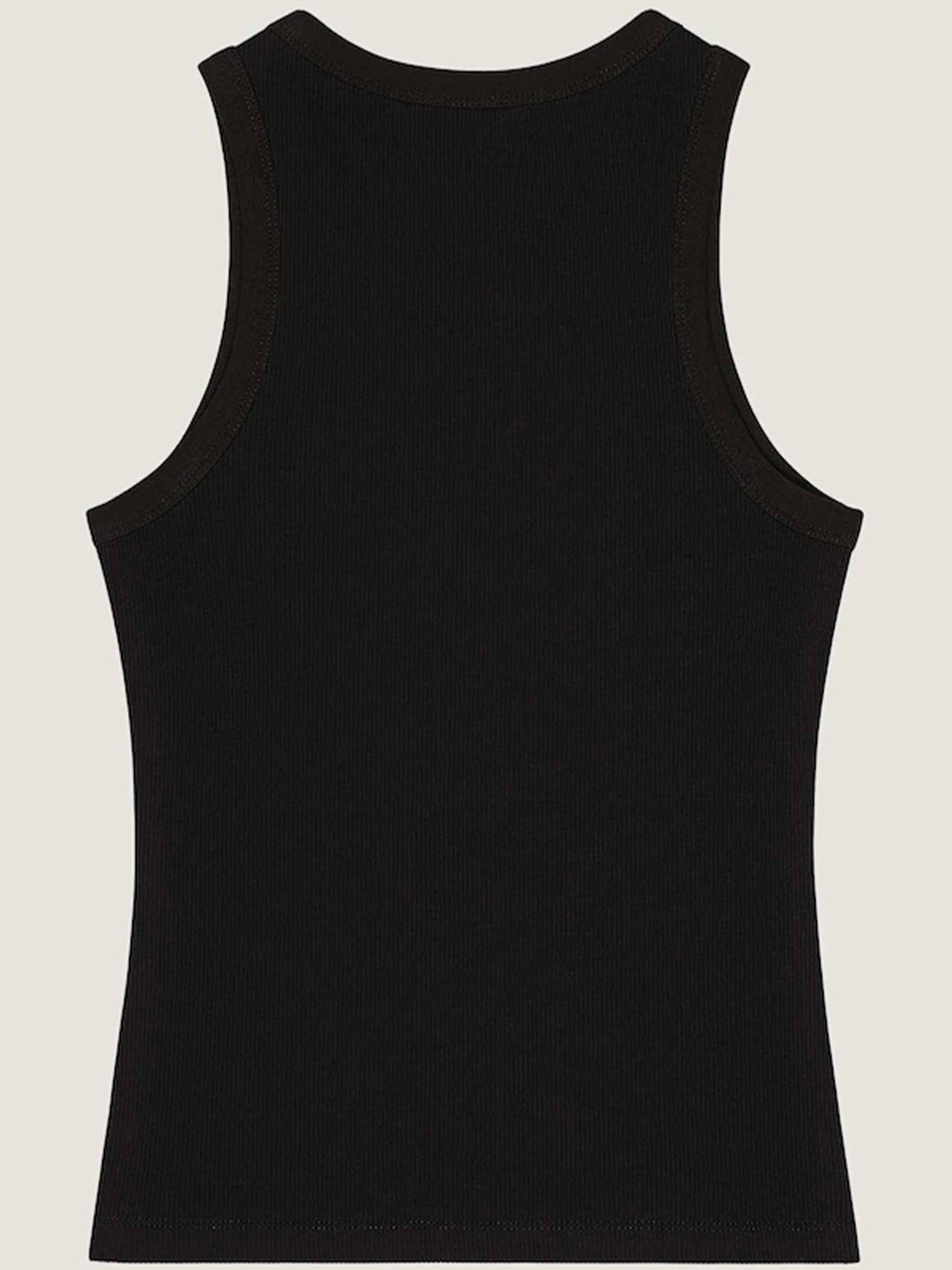 Tank Top Fitted Ribbed Cotton Tank