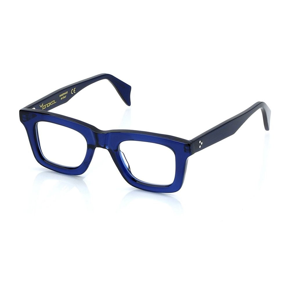 Concept Eyewear Mk308 Squared Transparent Blue Mazzucchelli Acetate Eyewear