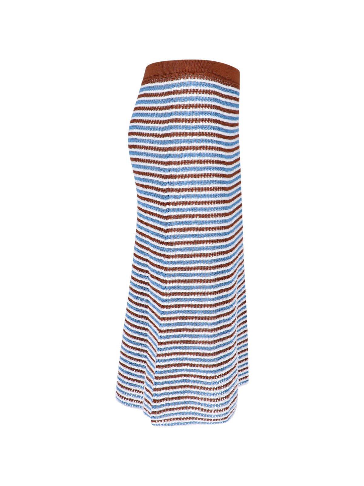 Multicolor Crochet Knit Cotton Skirt