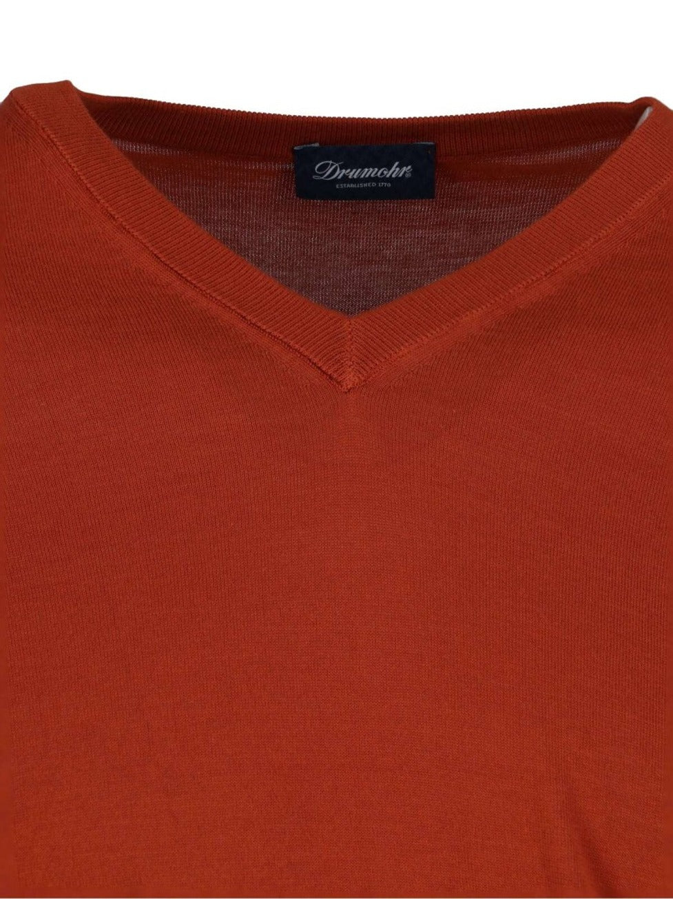 V-Neck Sweater – Orange