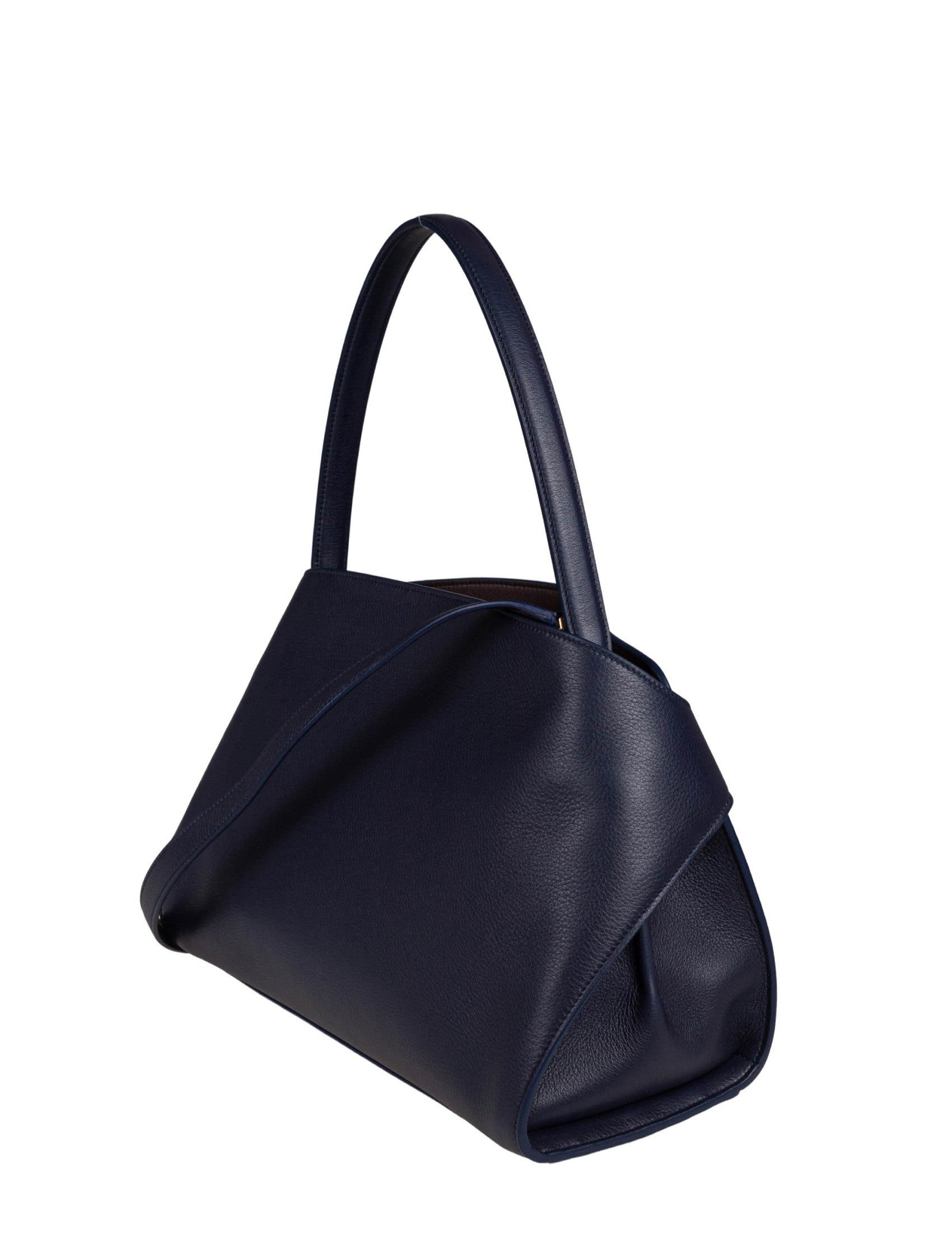 Hug Sh Leather Shoulder Bag, Blue