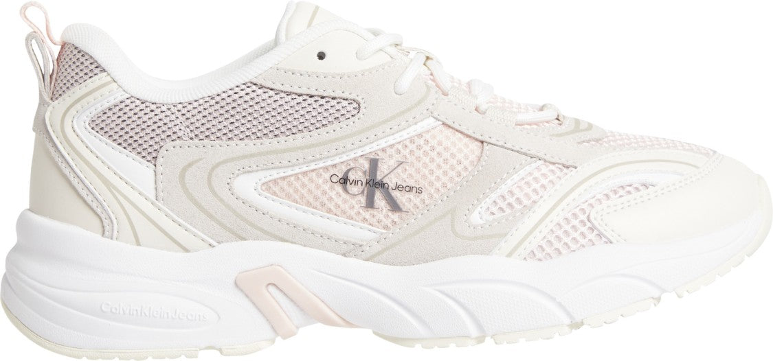 Pink Sneakers with Modern Silhouette