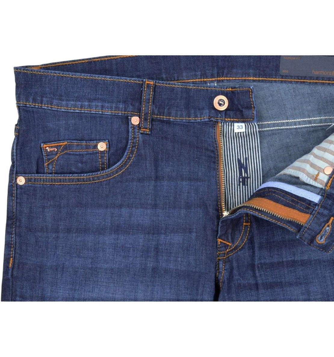 Straight-Leg Denim Jeans