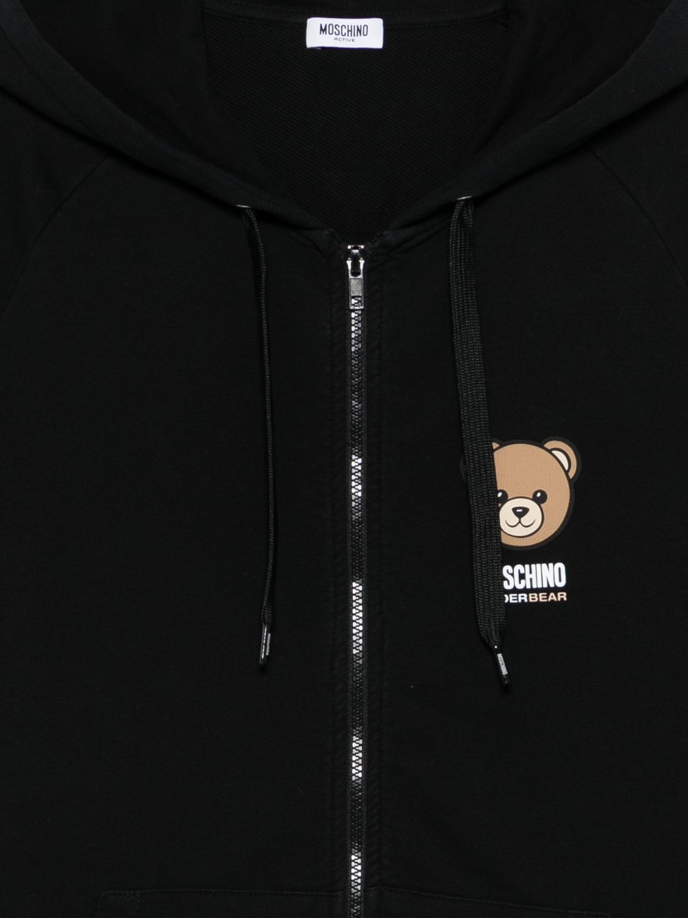 Black Silk and Nylon Knit Sweatshirt