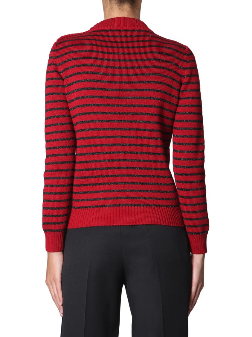 Ribbed Crew Neck Sweater