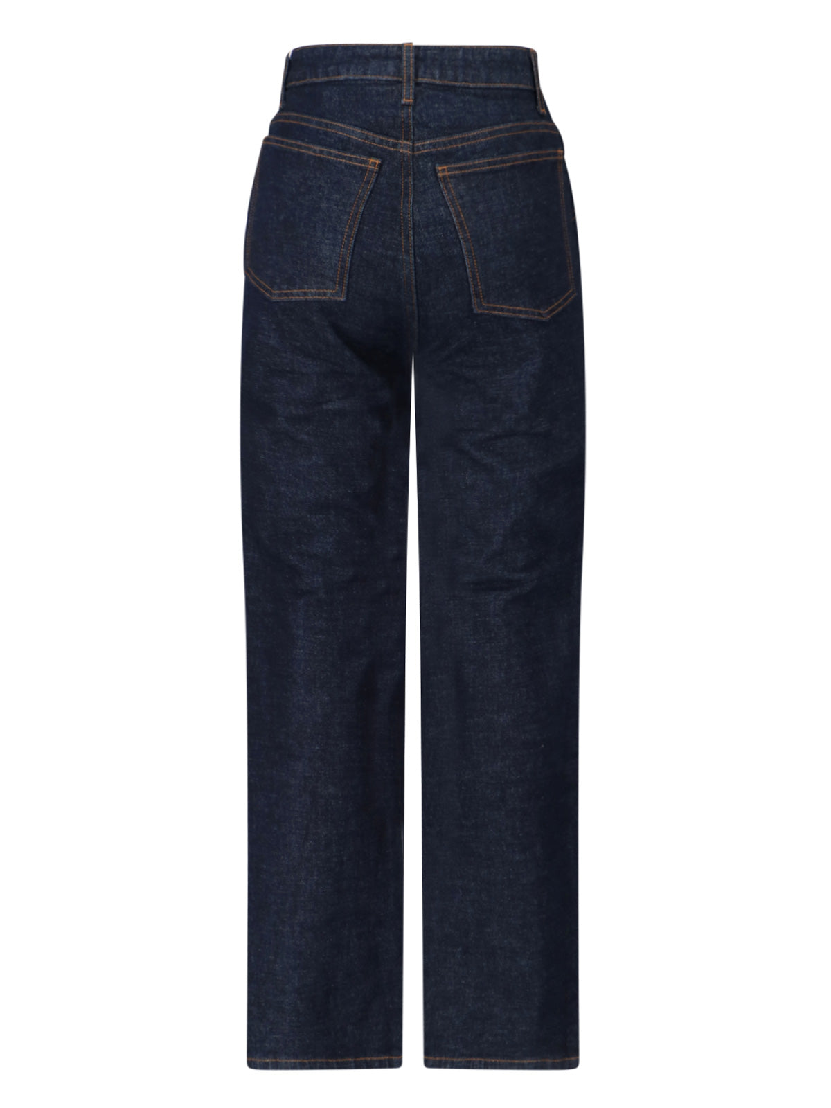 "Delina" Straight Jeans – Dark Blue