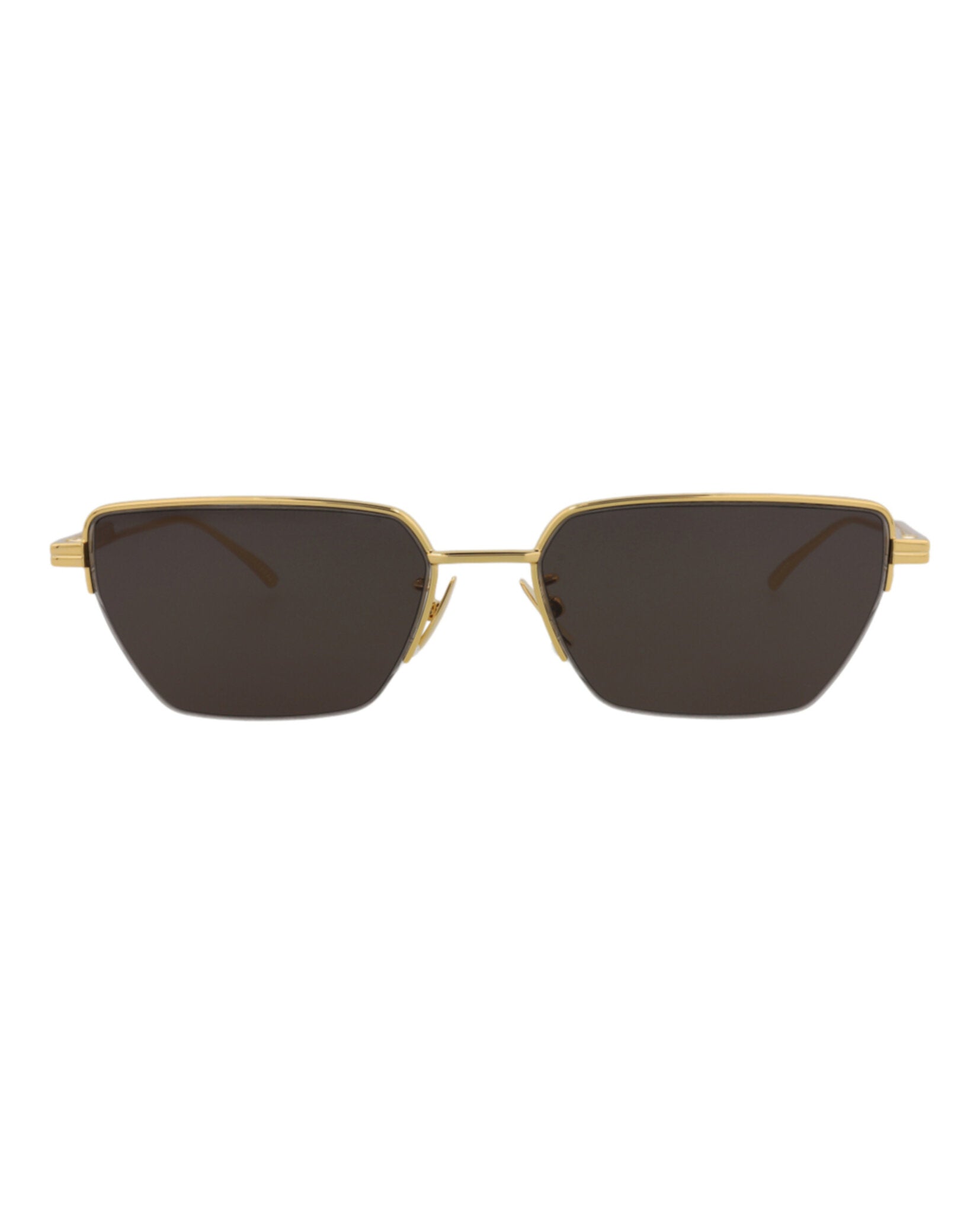 Square-Frame Metal Sunglasses