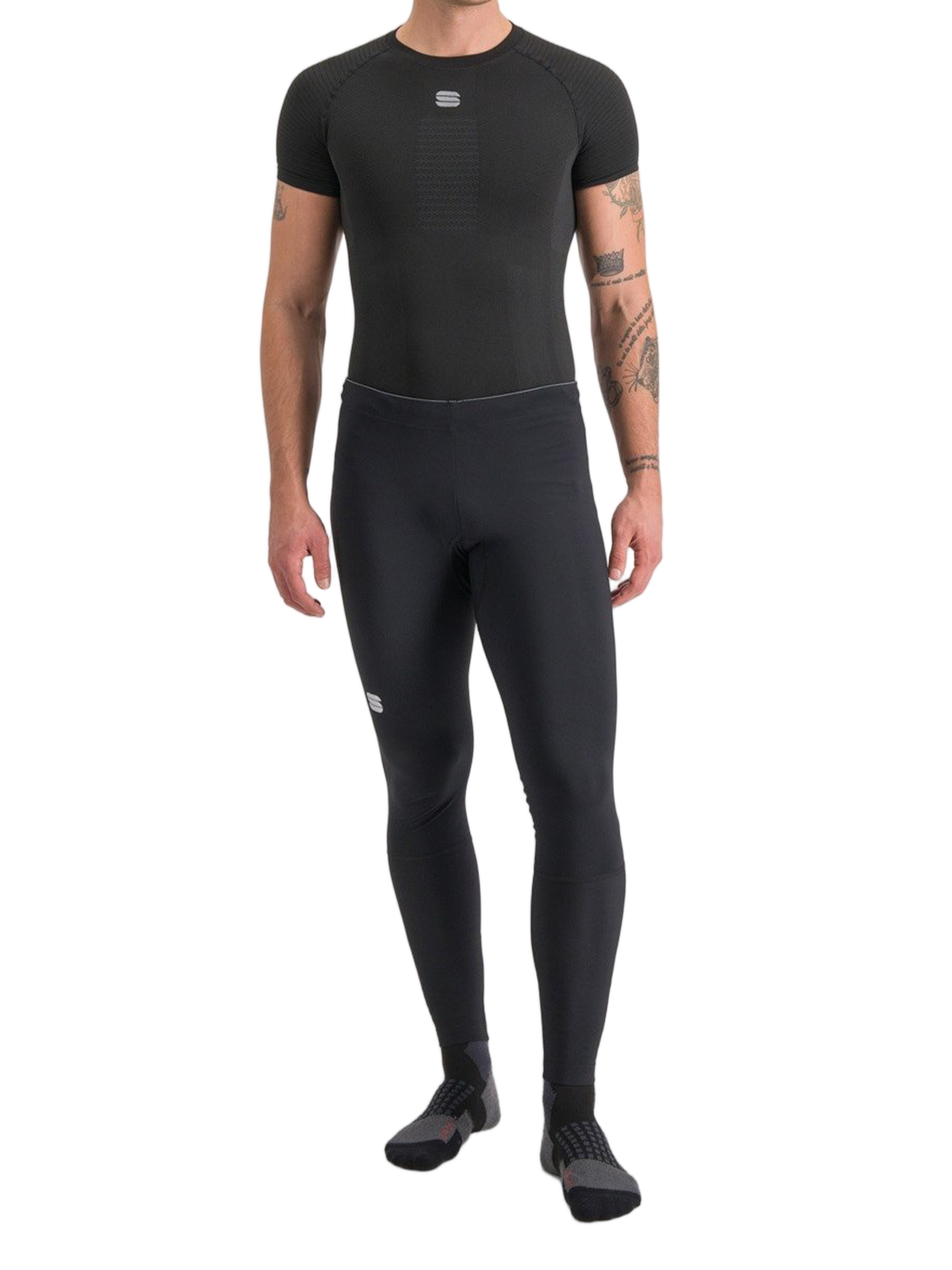 Black Cardio Tp Tight Athletic Pants