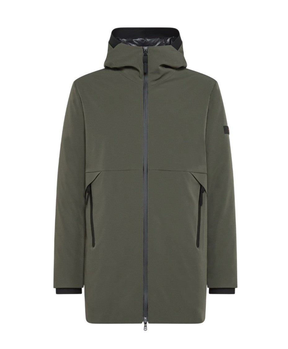Trench Coat In Stretch Nylon