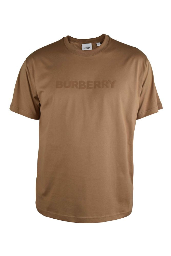 Camel Short-Sleeve T-Shirt With Tone-On-Tone Logo