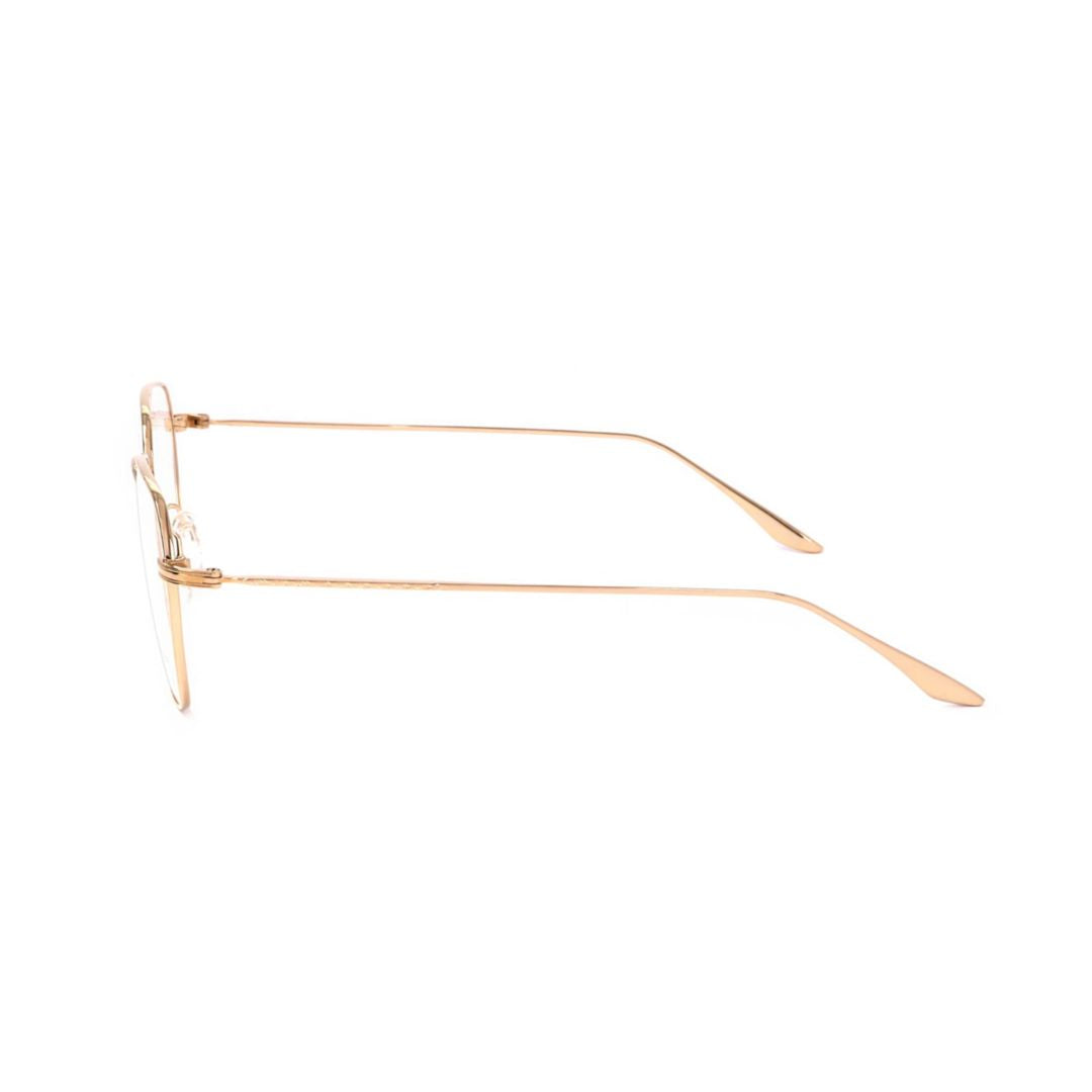 Bp5038 500ro Thin Metal Frame Eyeglasses with Geometric Lenses