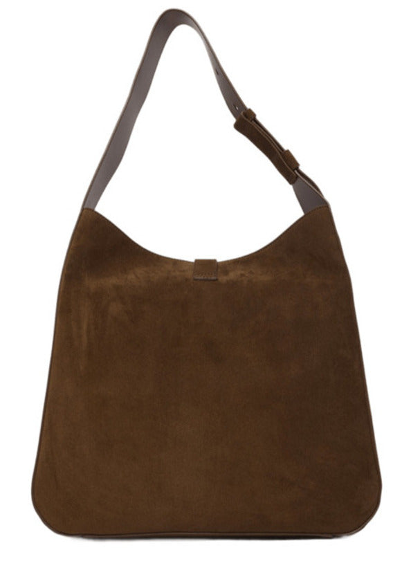 Soft Suede Leather Shoulder Bag
