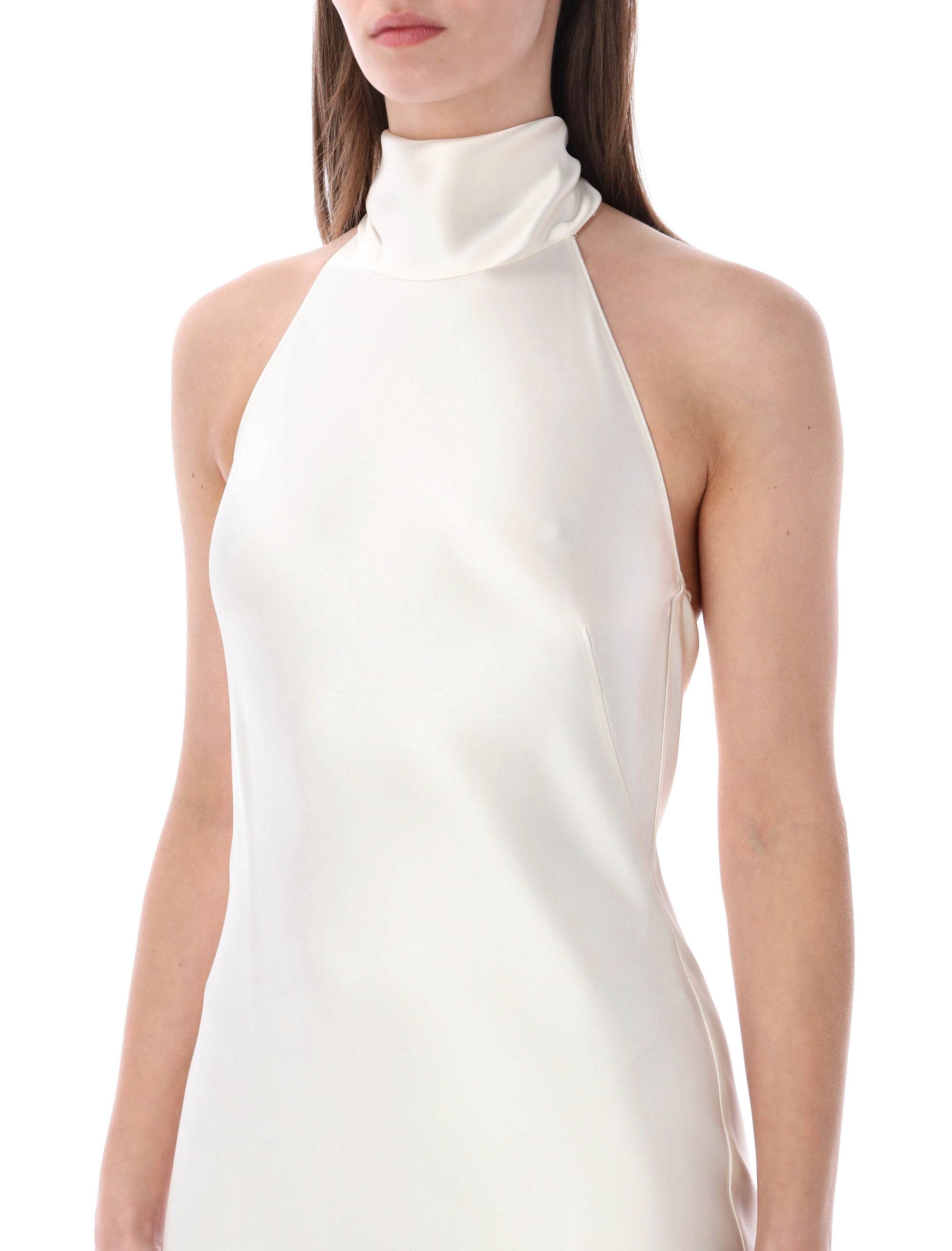 Chilton Satin Evening Gown