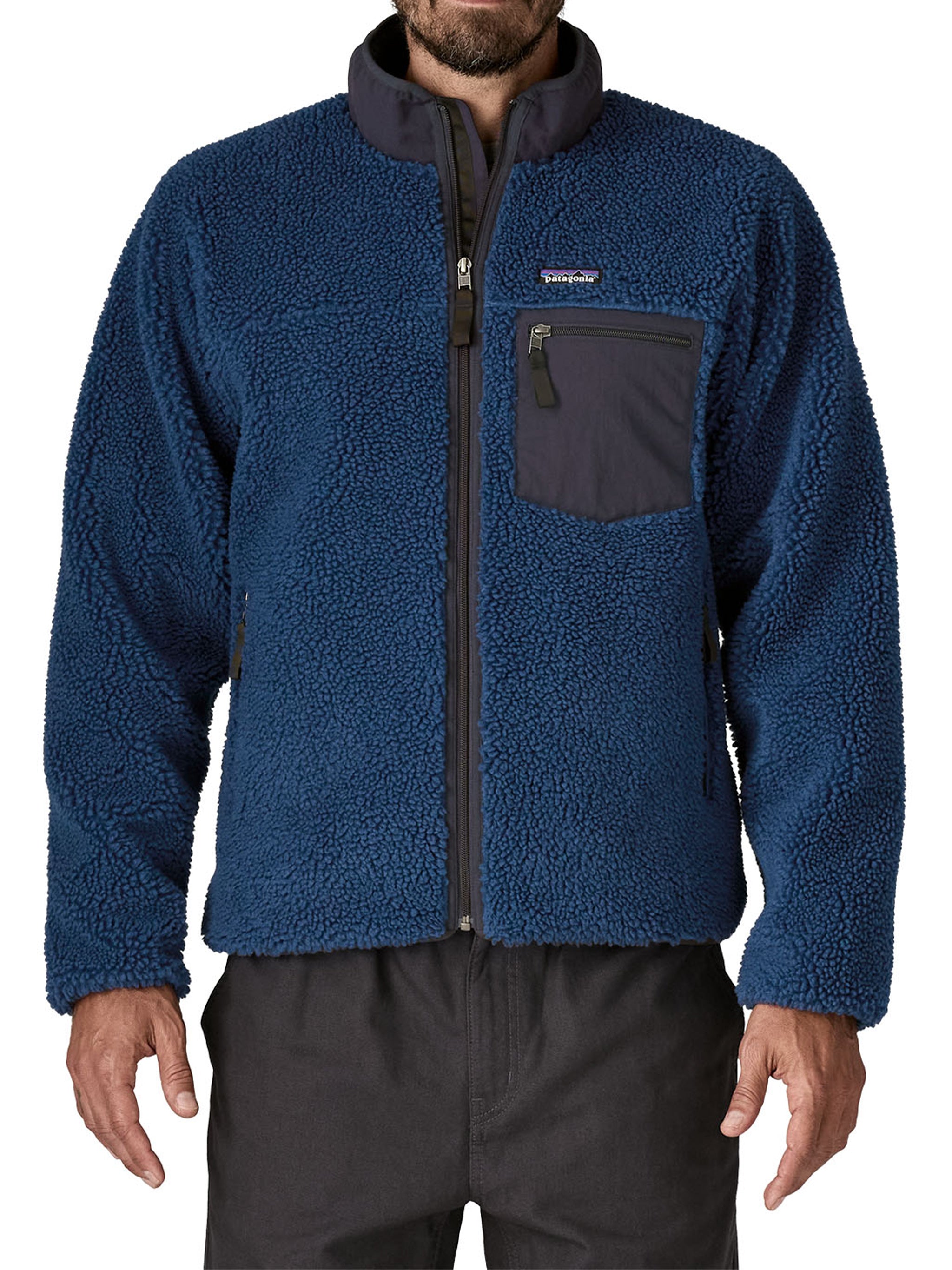 Deep Blue Classic Retro-X Fleece Jacket