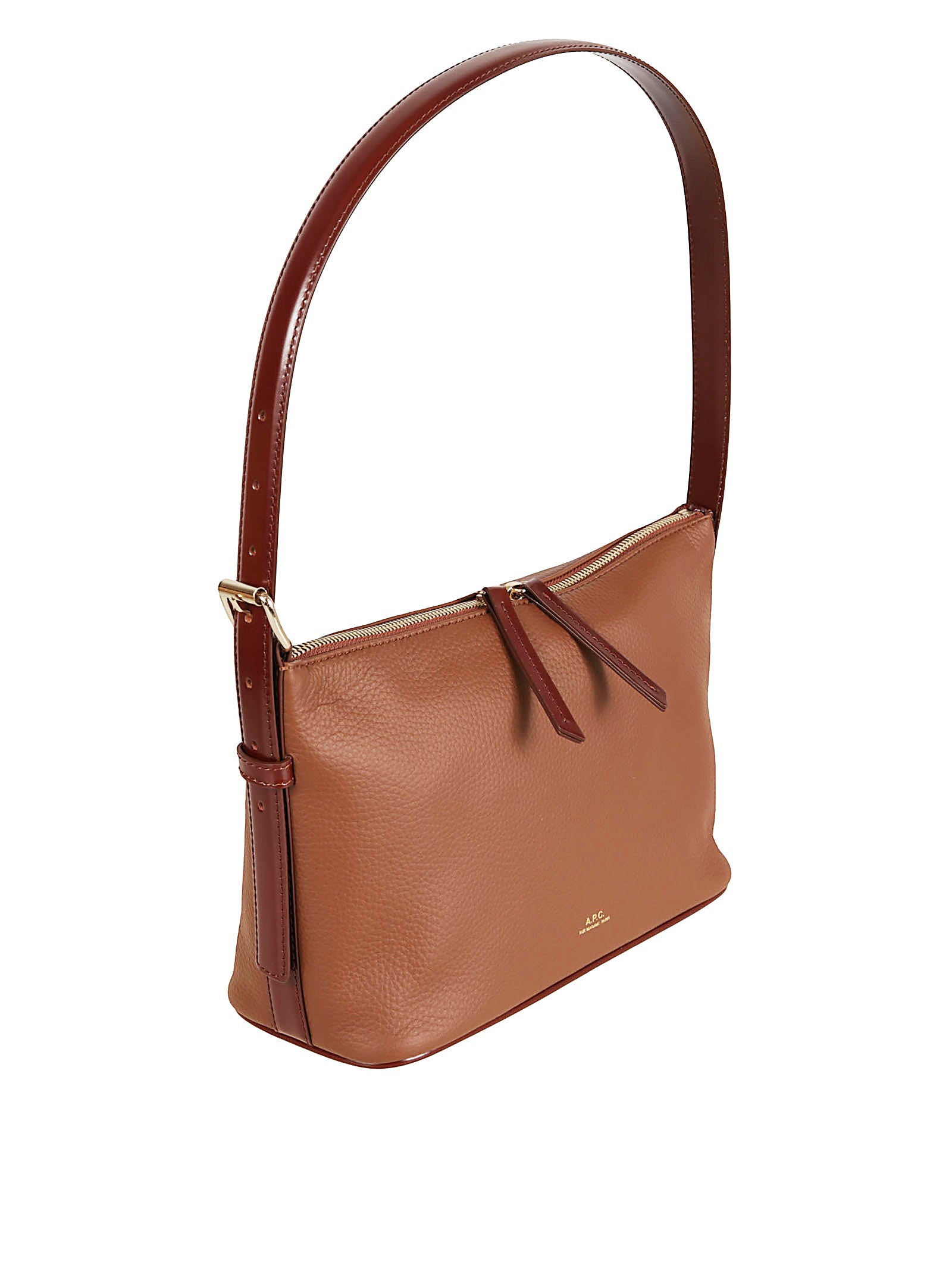 Rectangular Textured Cowhide Bag