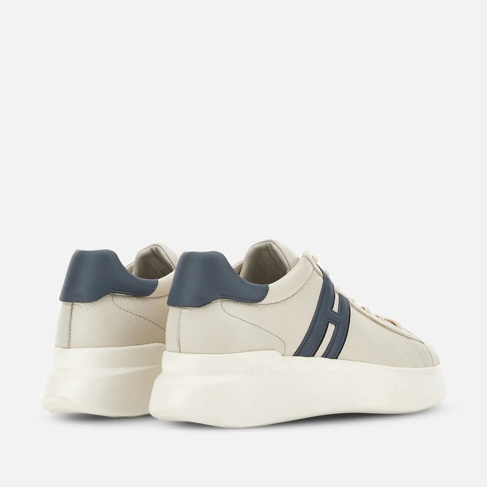 H580 Allacciato H Profilo Sneakers in White Light Blue
