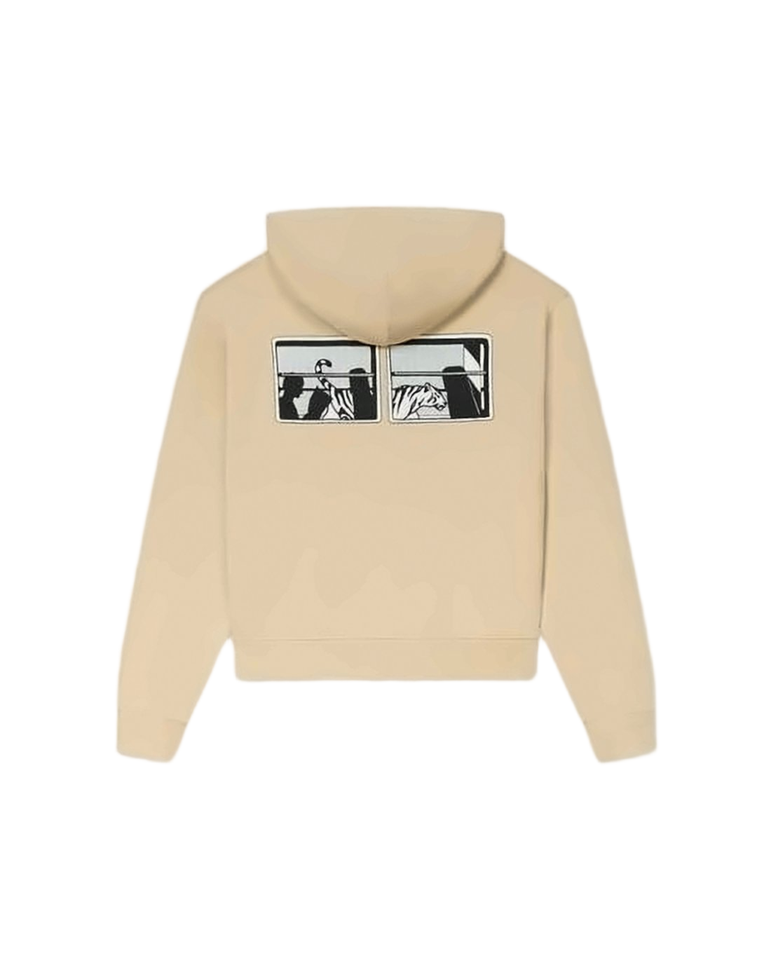 Beige Graphic Print Kenzo Hoodie