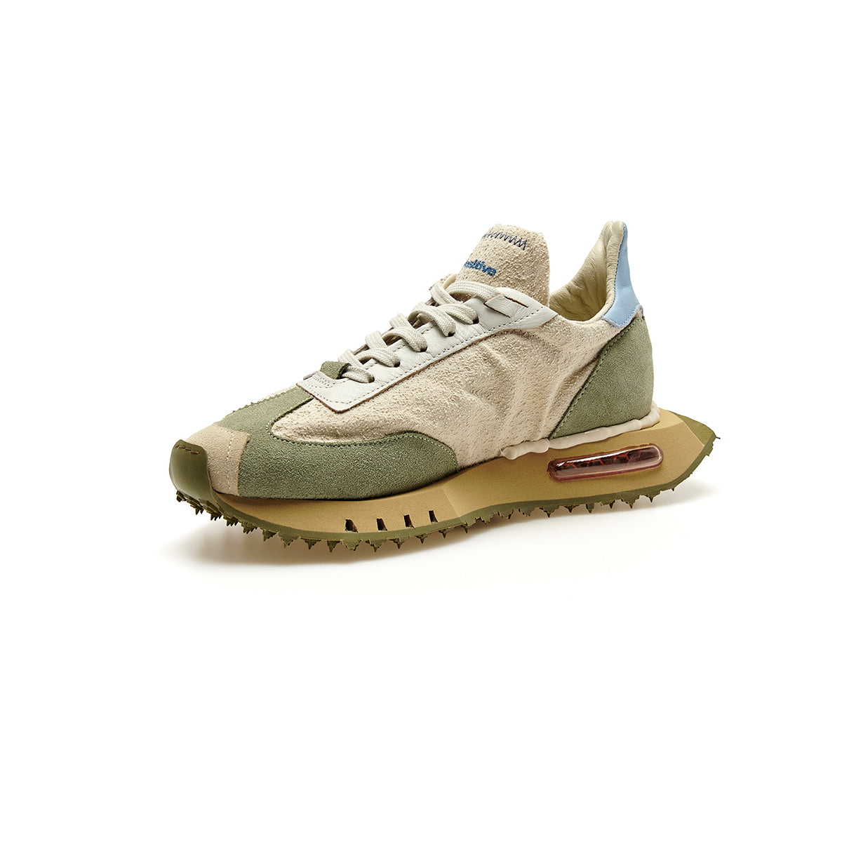 Space Race Canvas Leather Sneakers