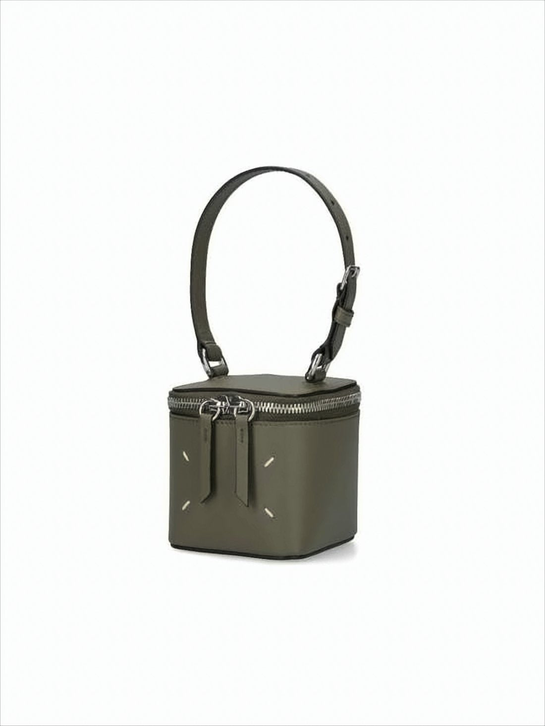 Compact Green Mini Box Bag