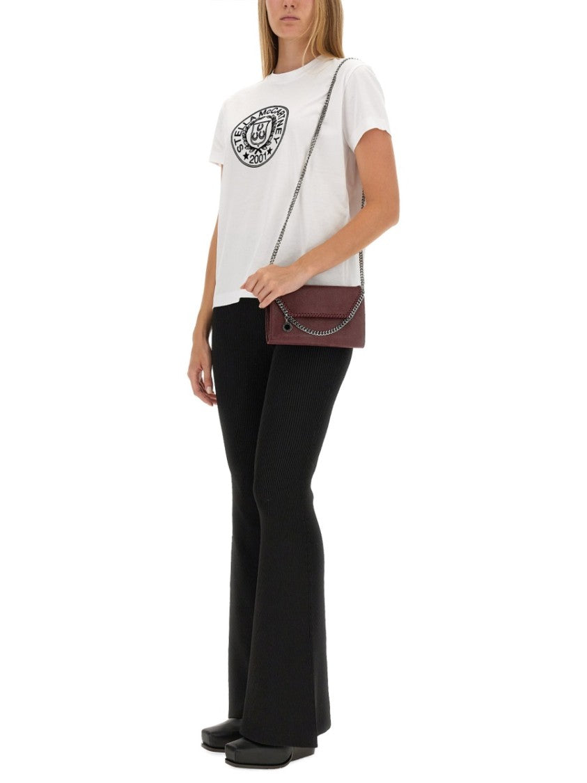 Round Neck T-Shirt With Bold Logo Print