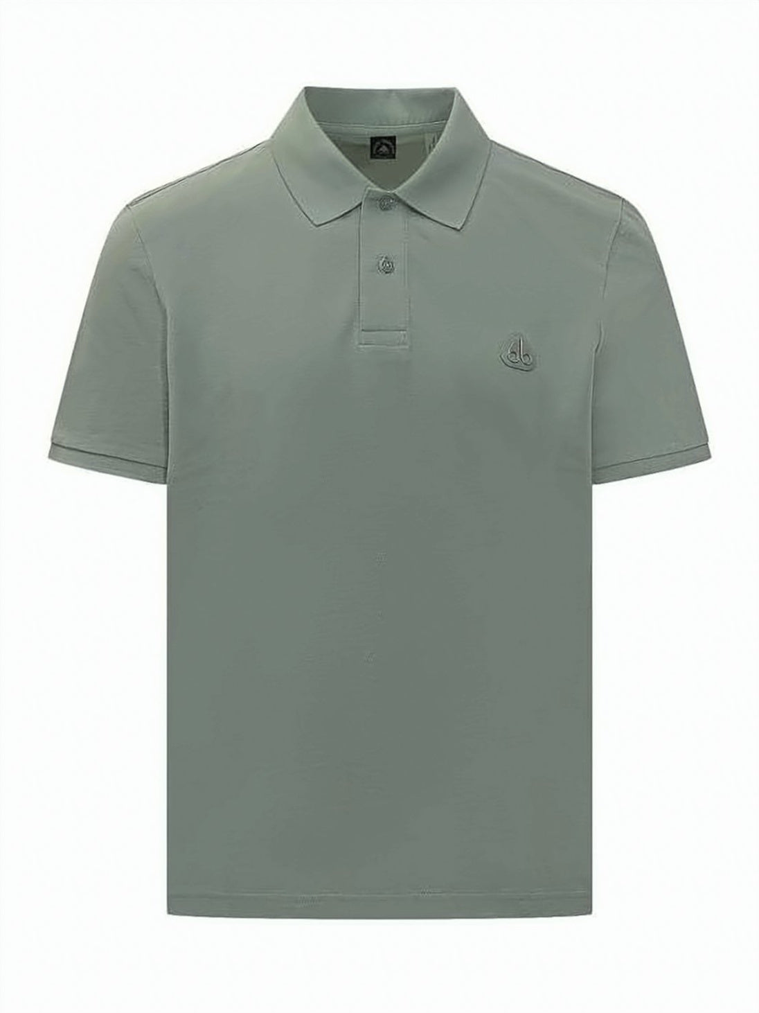 Green Polo Shirt with Classic Collar