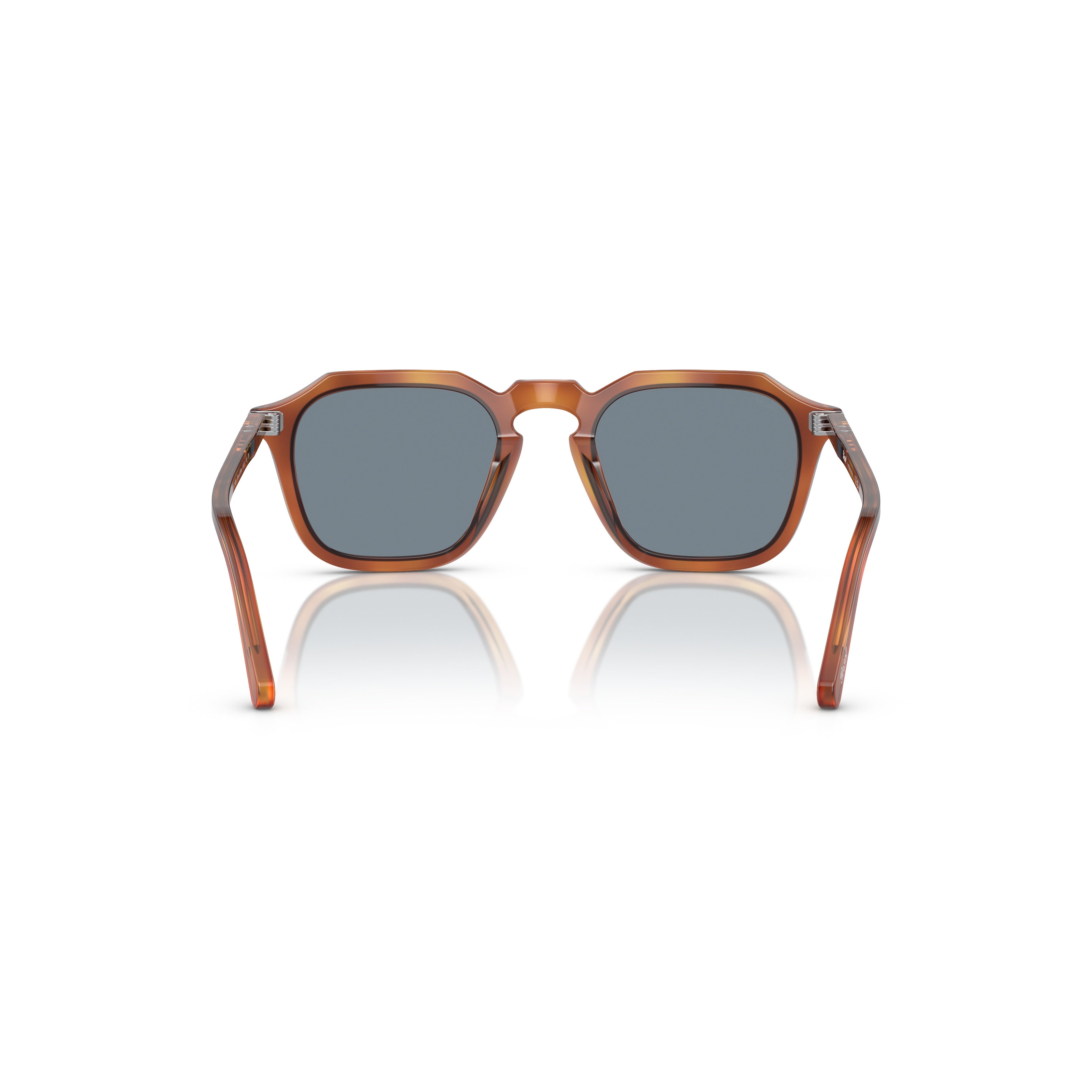 0po3292s Geometric Acetate Sunglasses with Tortoiseshell Pattern