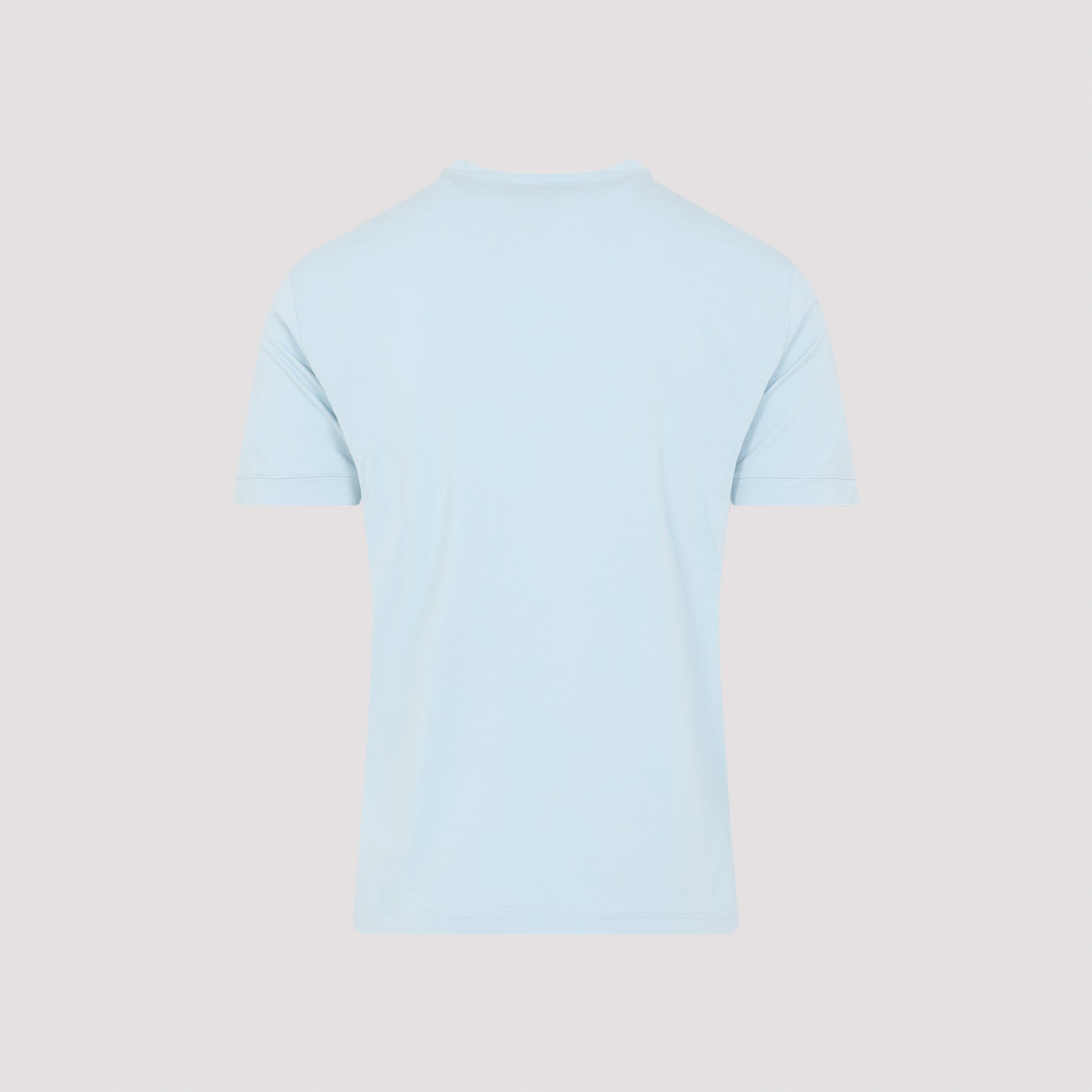Viscose-Elastane Round-Neck T-Shirt