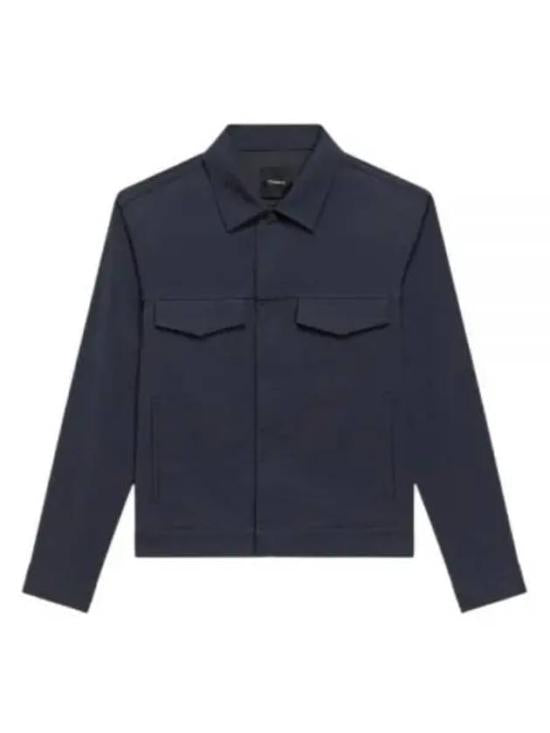 Cropped Structured Jacket with Classic Collar