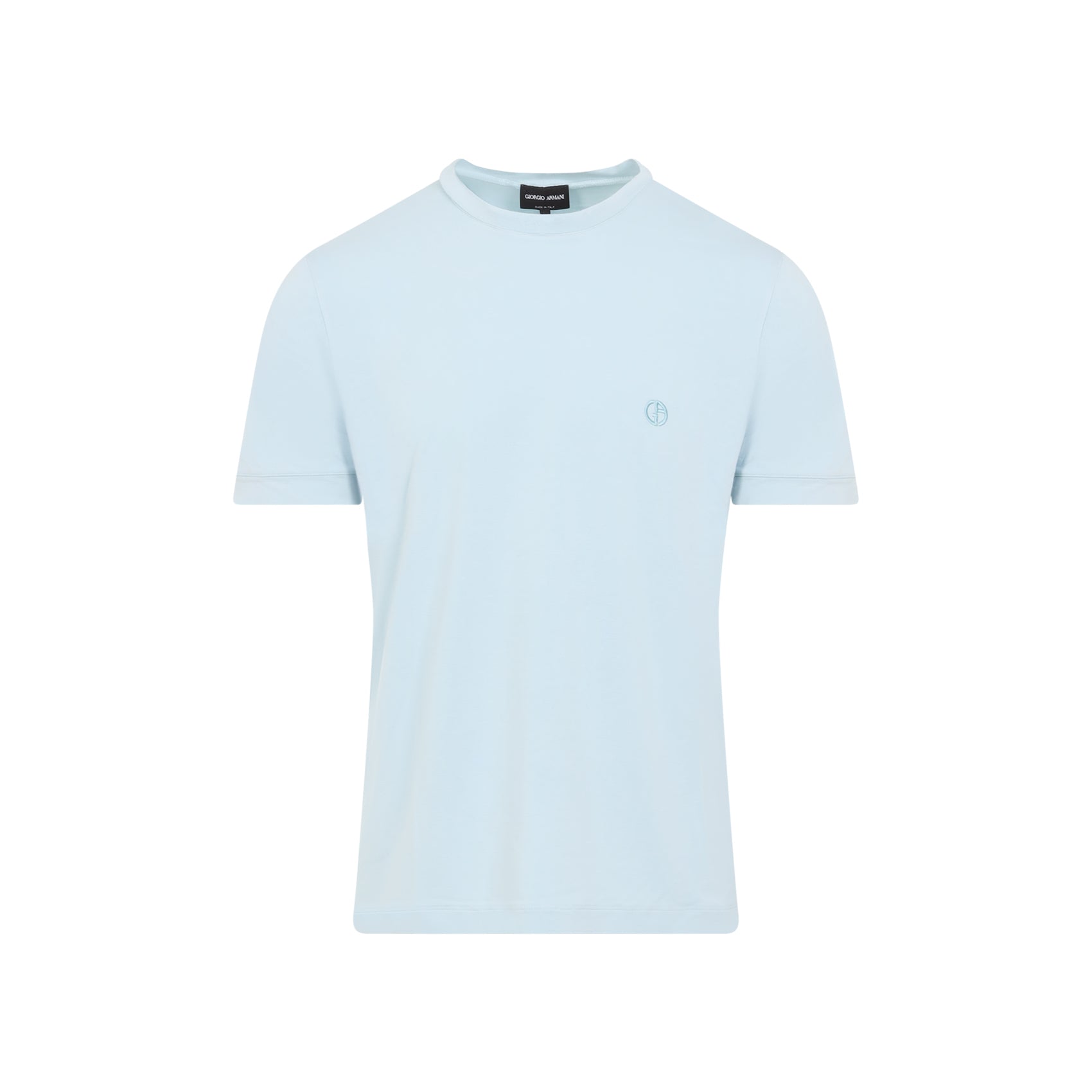 Viscose-Elastane Round-Neck T-Shirt