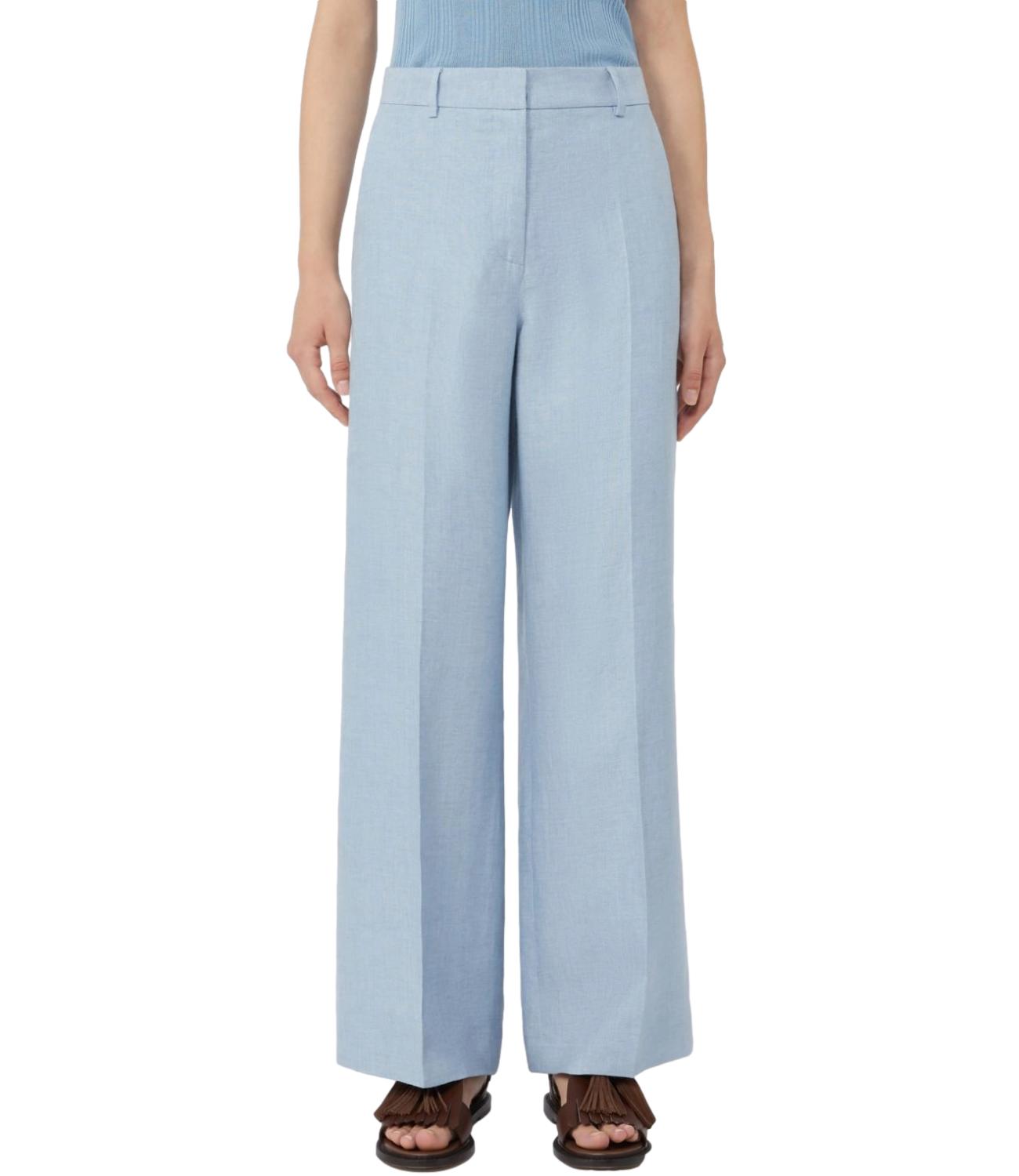 Light Blue Wkdmalizia Wool Trousers
