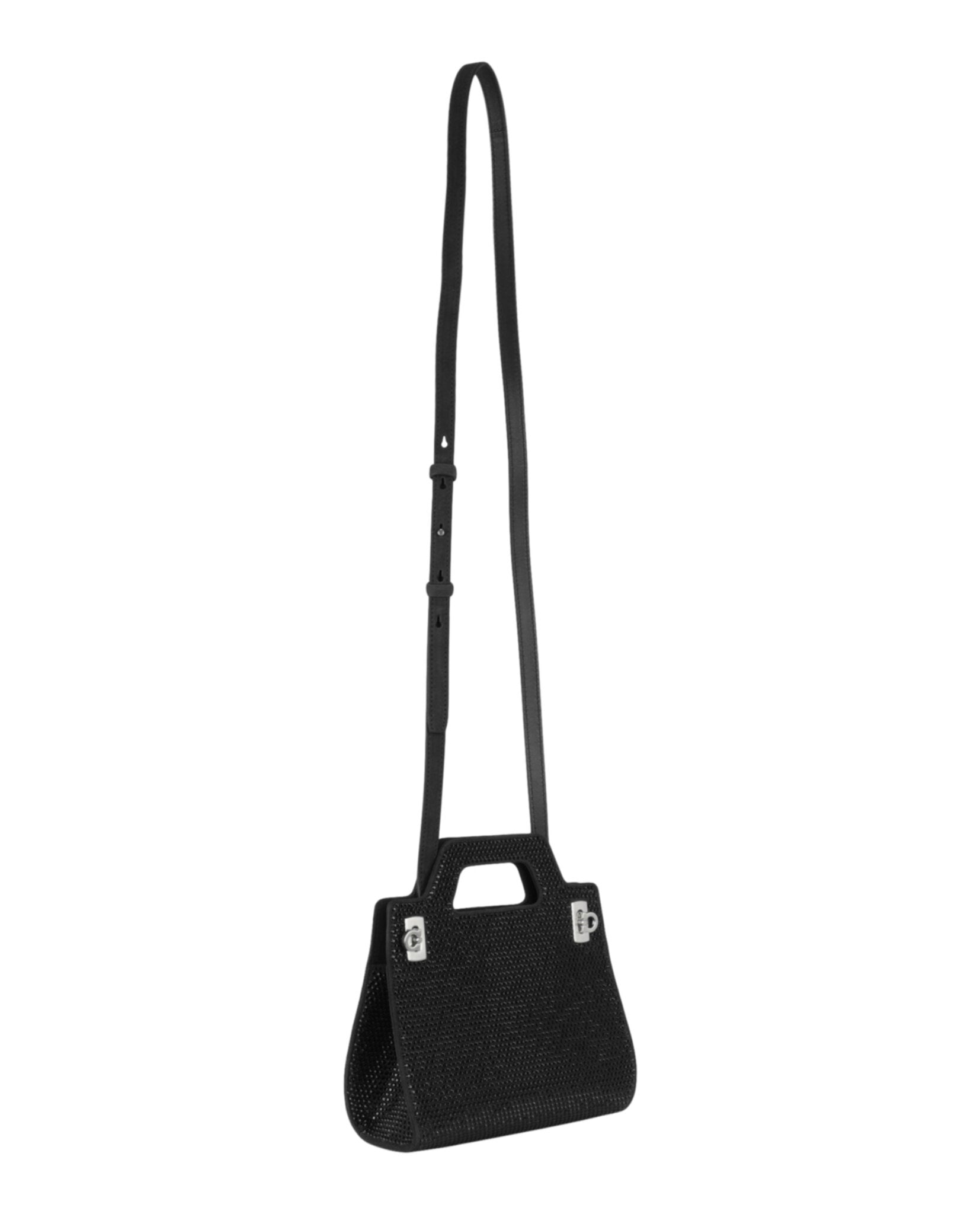 Wanda Mini Stain And Strass Top-Handle Bag