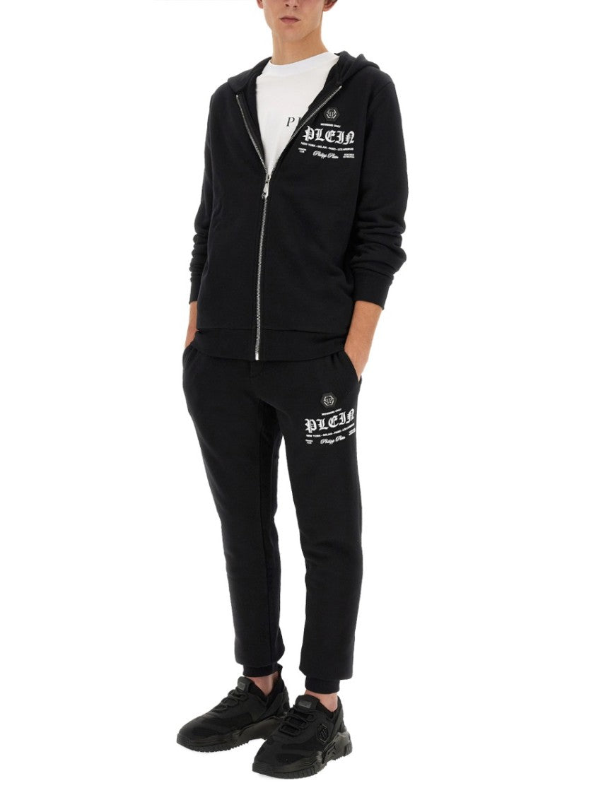 Zip-Up Black Hoodie