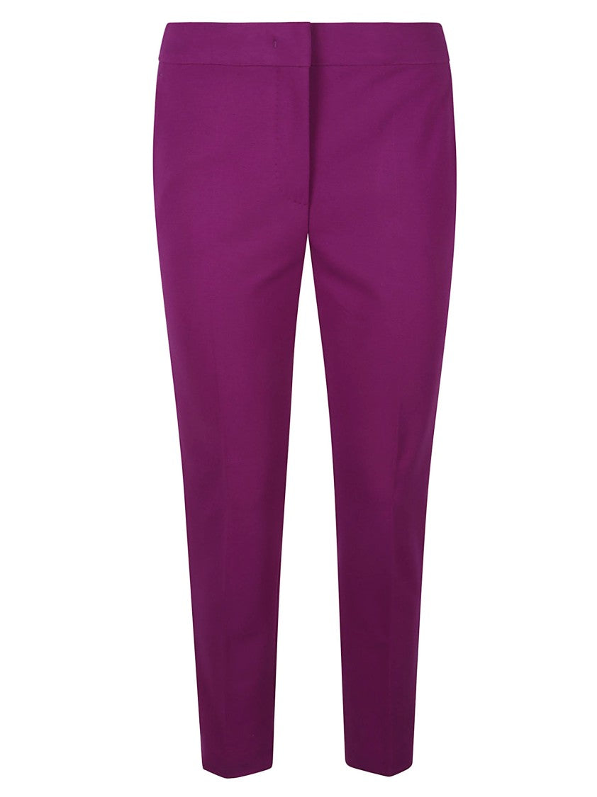 Straight-Leg Tailored Trousers With Subtle Pleats