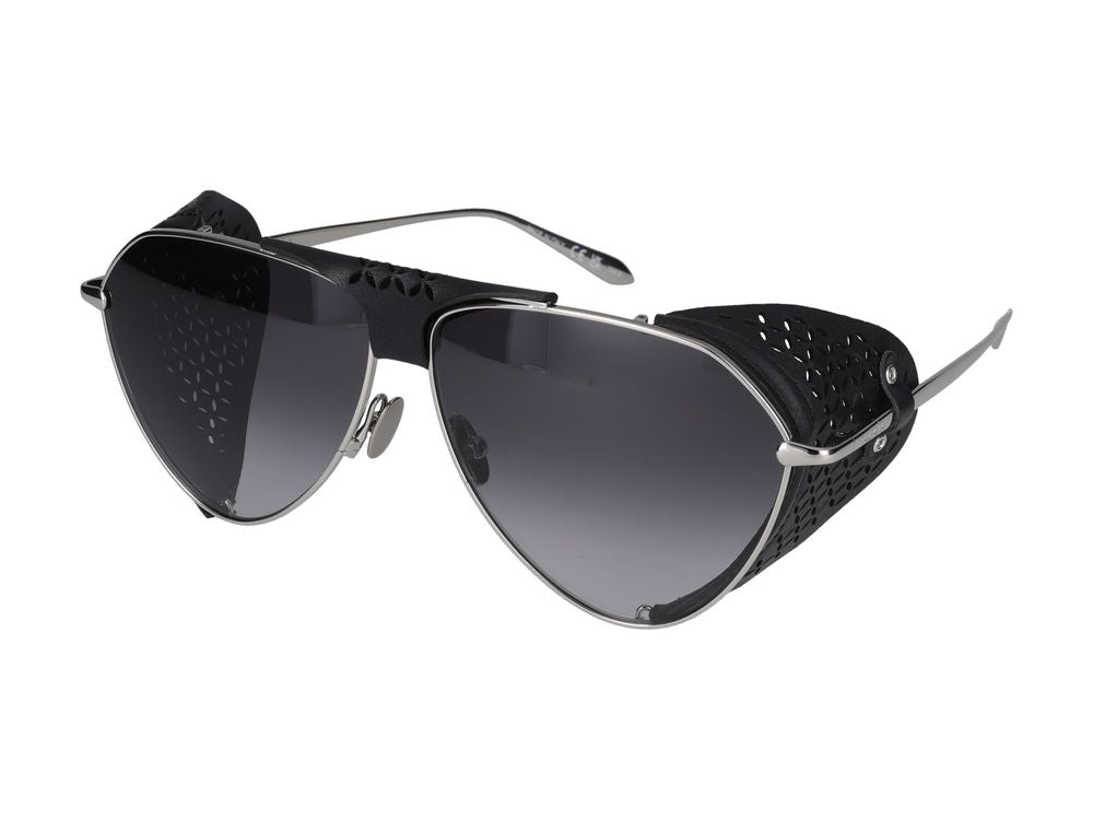 Sunglasses Azzedine Alaia AA0067S 001 silver silver grey 62/11/140