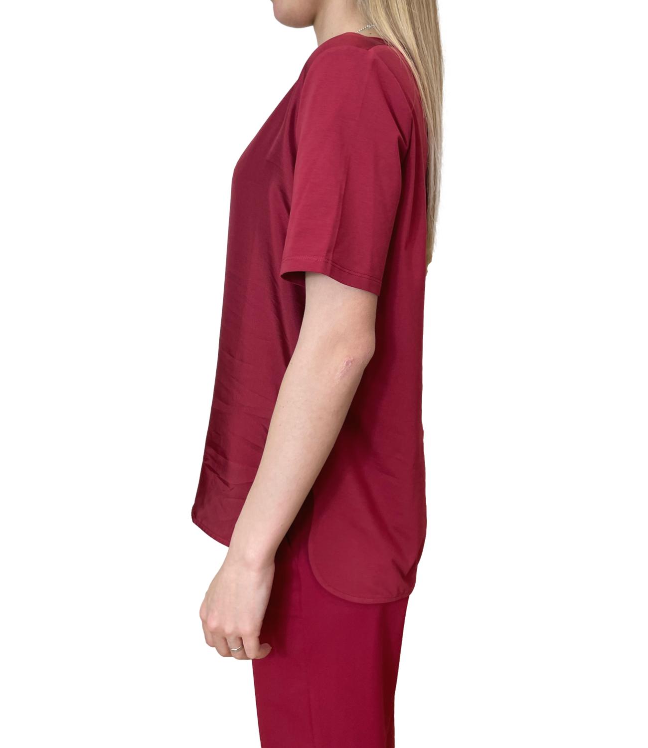 Red Mmlotre Cotton Knit Top