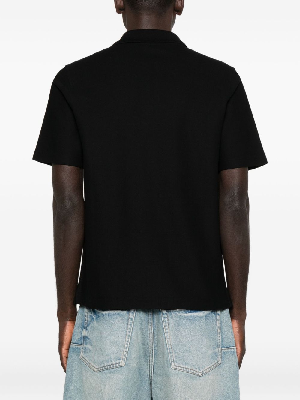 Cotton Black Polo Shirt