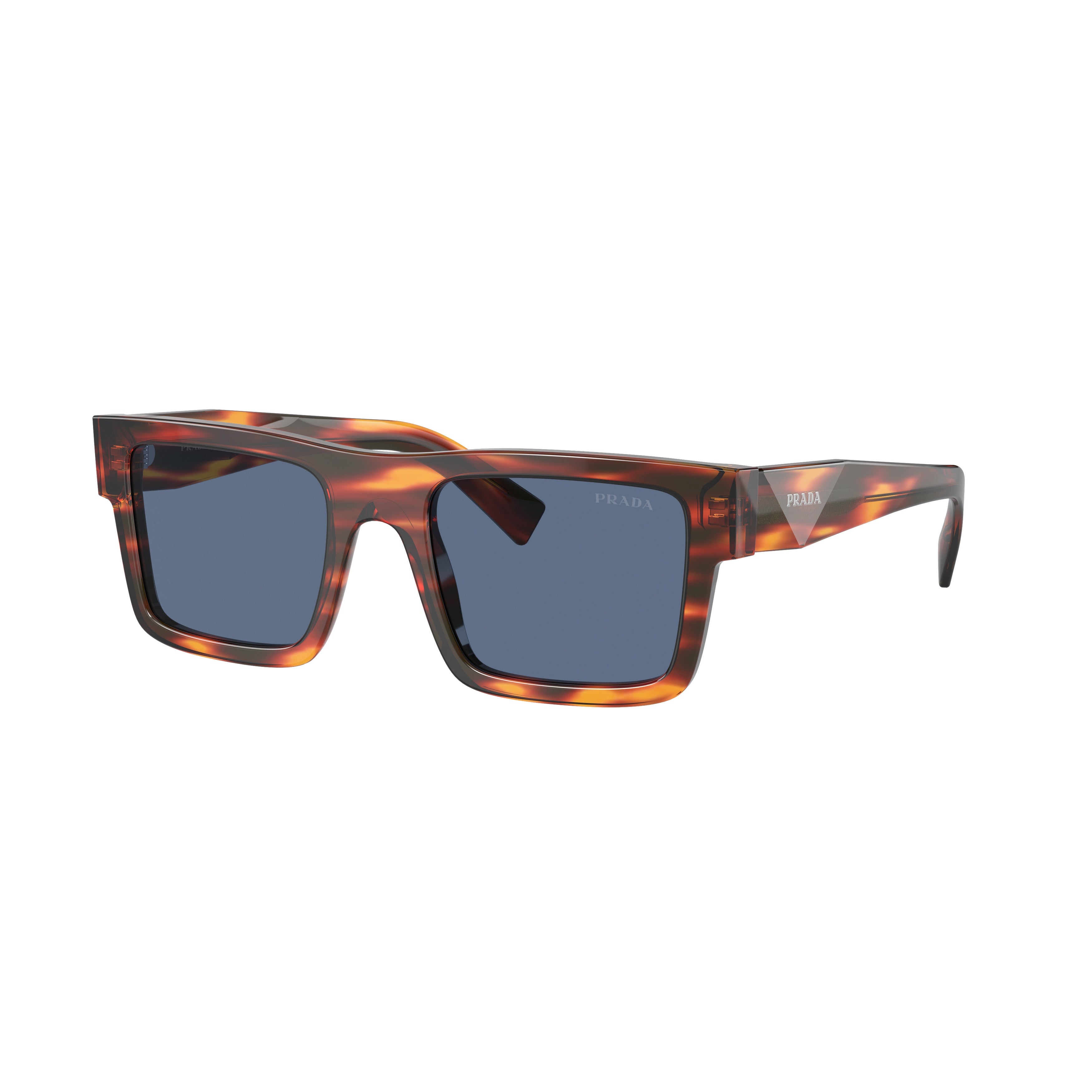 0pr 19ws Rectangular Tortoiseshell Acetate Sunglasses