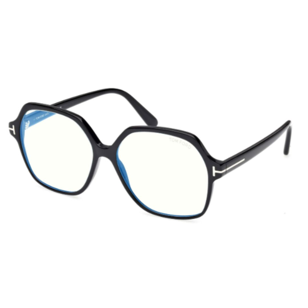 Ft6062-B Bold Oversized Geometric Frame Eyeglasses