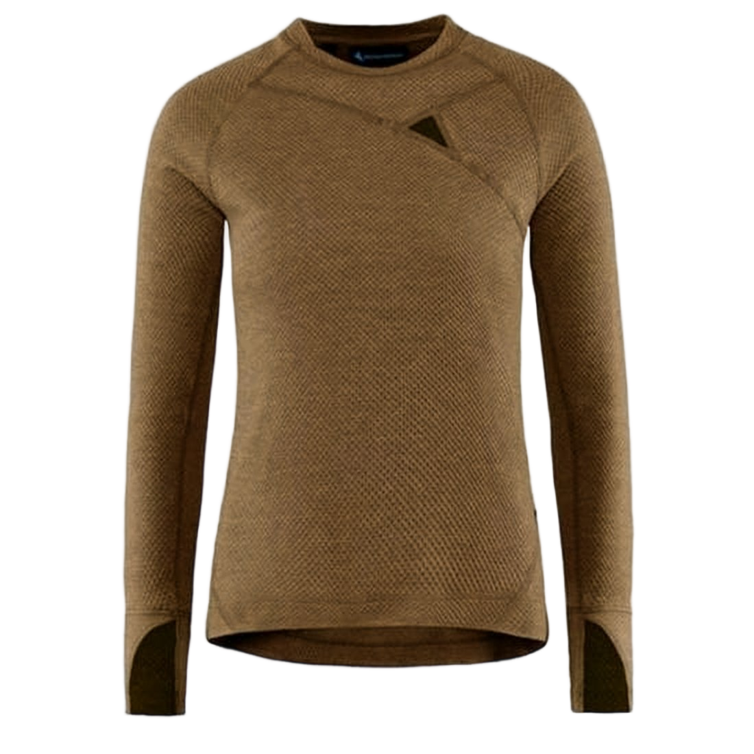 Textured Knit Long-Sleeve Top with Reinforced Elbow Patches