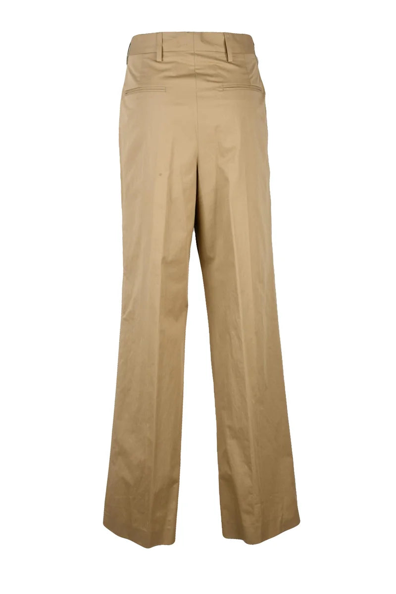 Palazzo Trousers - Beige