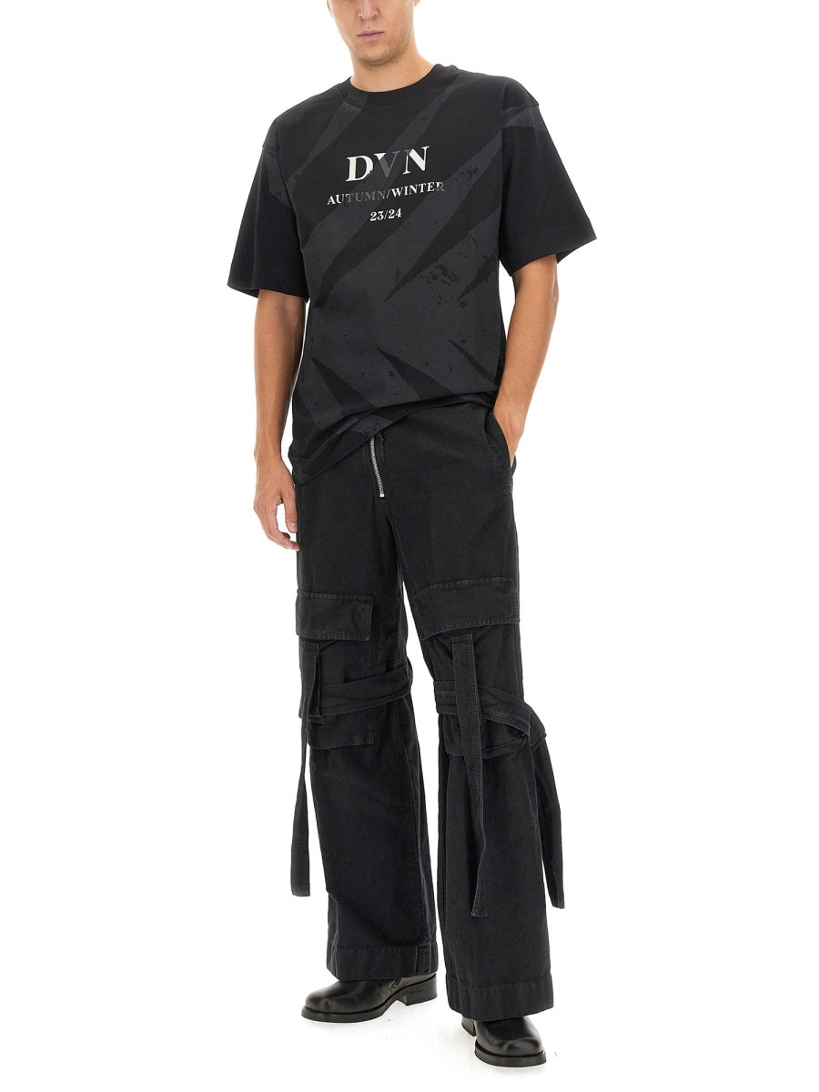 Cotton T-Shirt With Signature Logo Detail