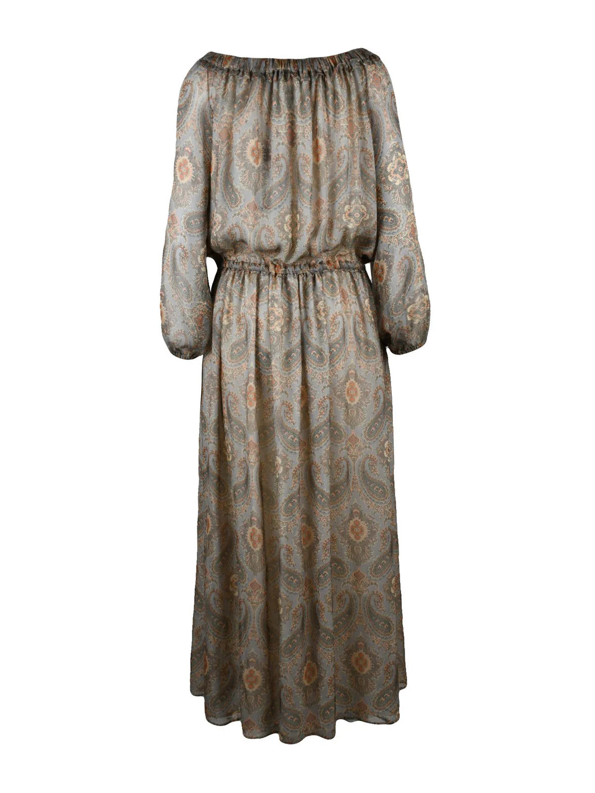 Multicolour Enza Silk Women Long Dress