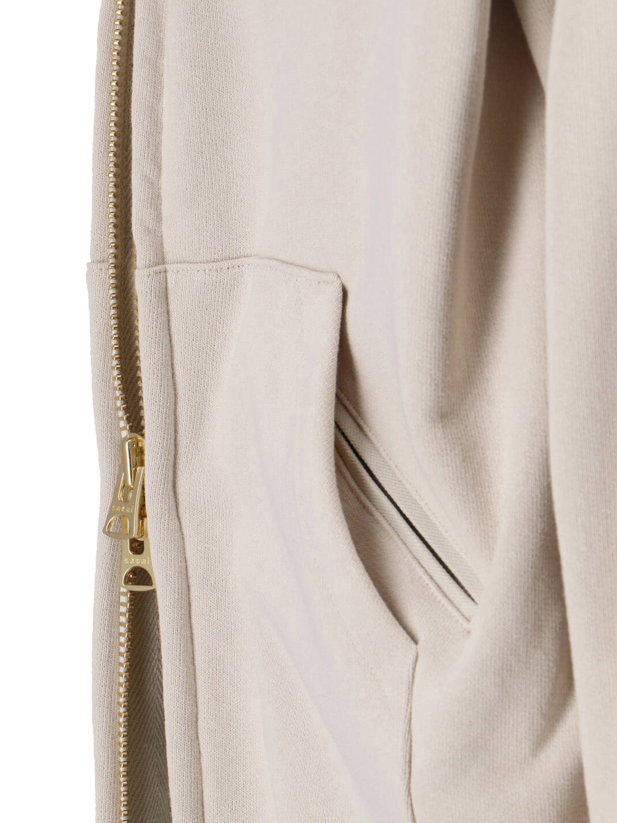 Cotton Zip Jacket With Contrasting Logo Patch