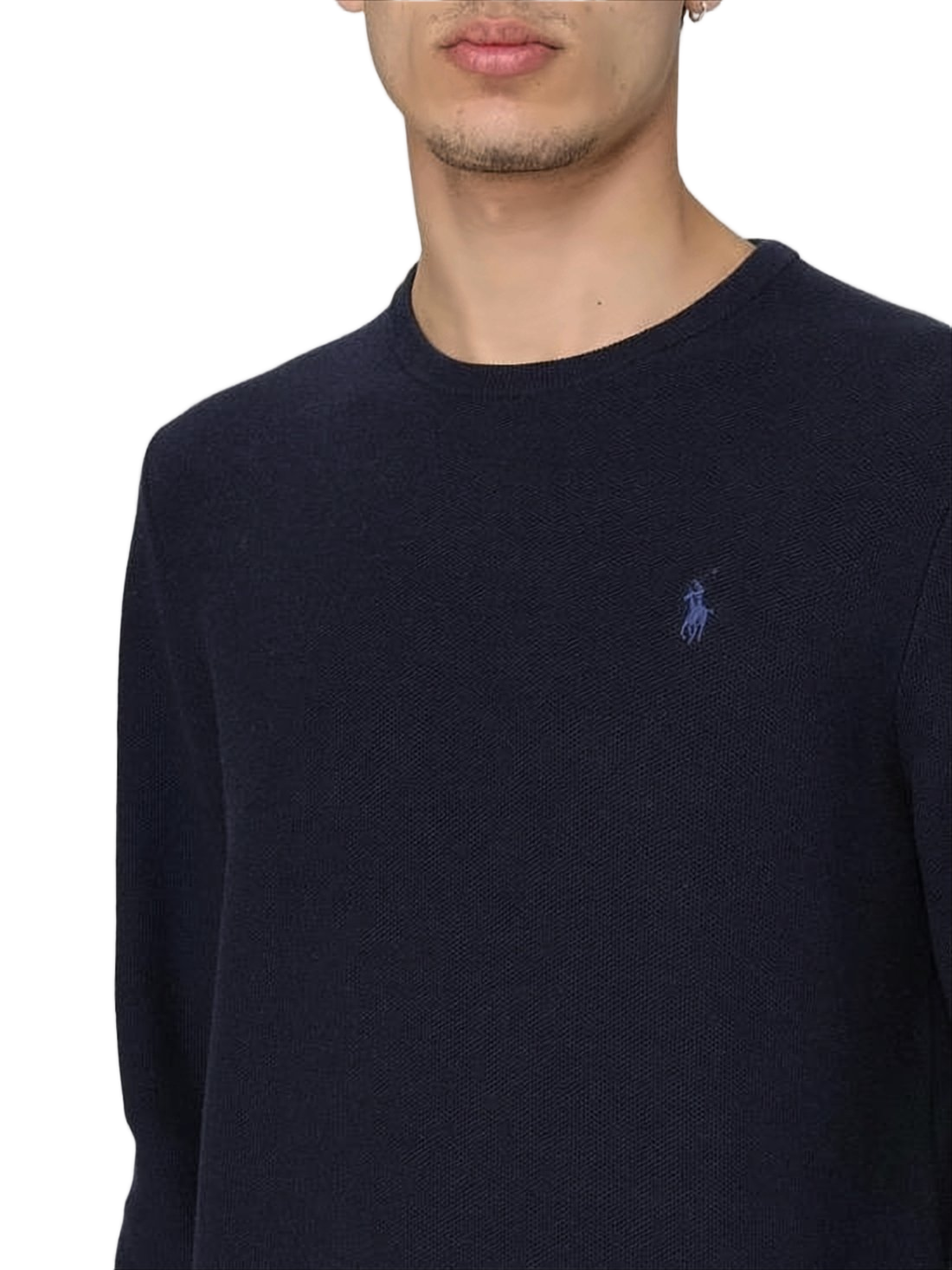 Classic Crew Neck Cotton Sweater