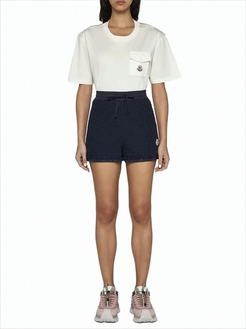 Textured Activewear Shorts with Drawstring Waist