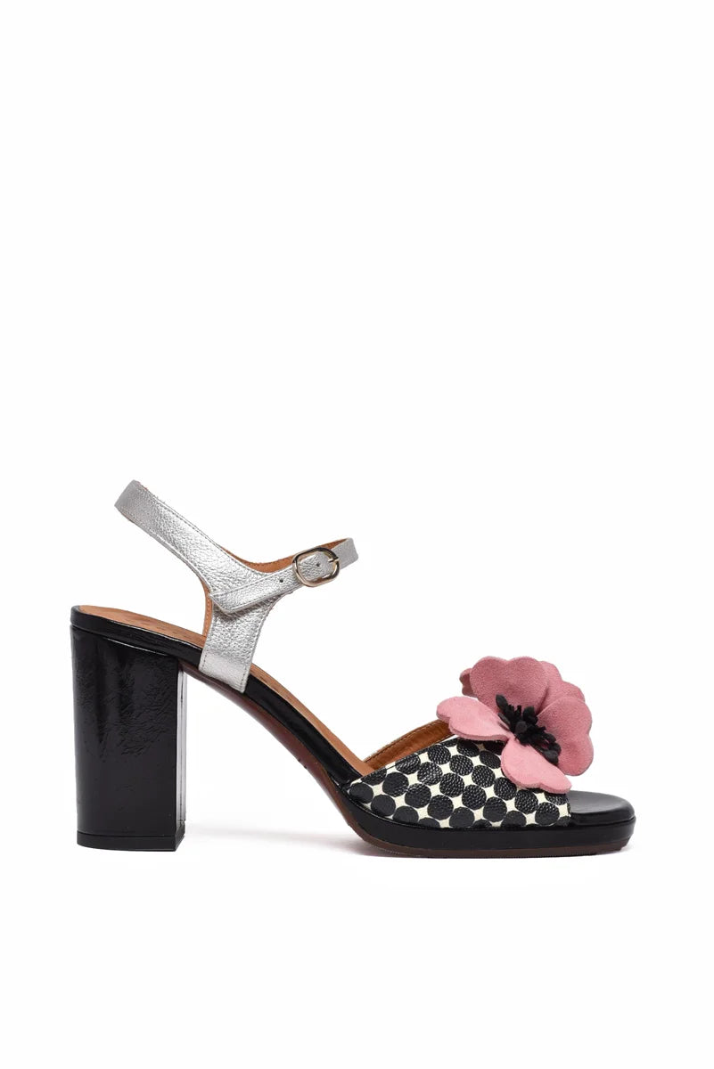Heeled Sandal - Black