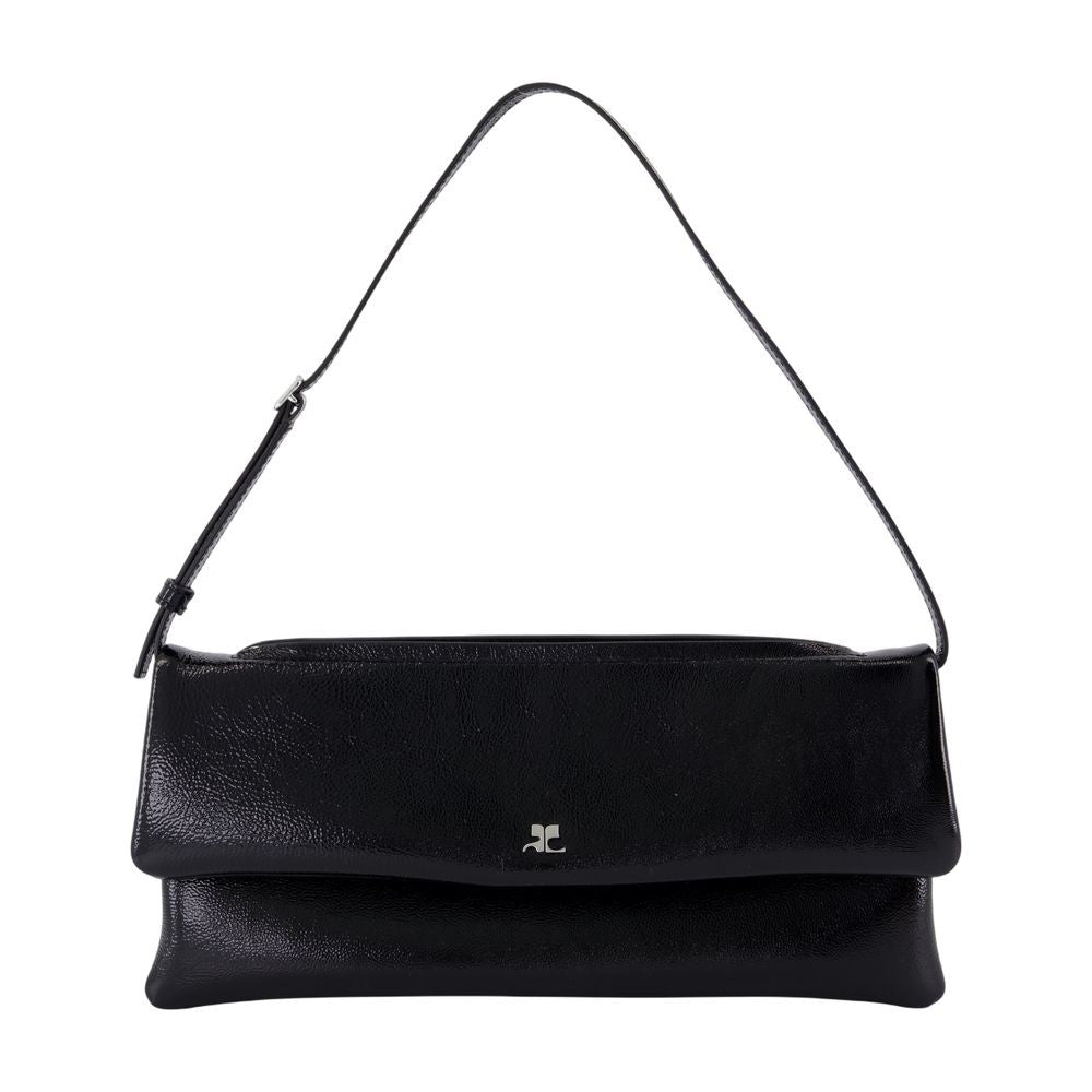 Rectangular Leather Shoulder Pouch